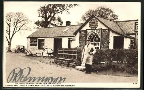 AK Gretna Green, The famous Old Blacksmith`s Shop