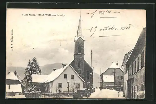 AK Ranspach, Panorama sous la neige