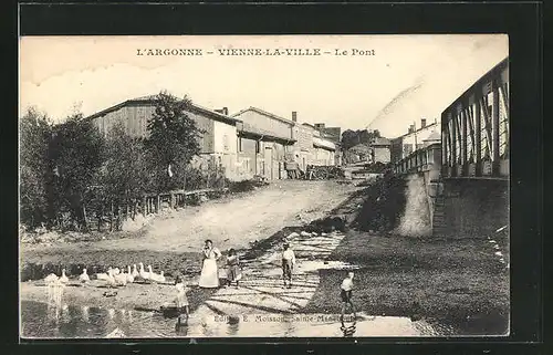 AK Vienne-la-Ville, le Pont