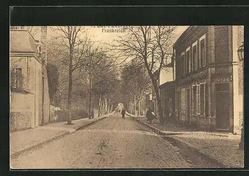 AK Pont-Faverger, Une Rue