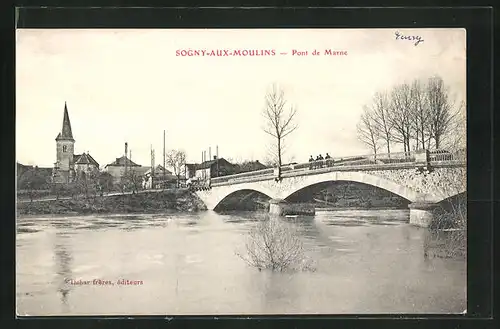 AK Sogny-aux-Moulins, Pont de Marne