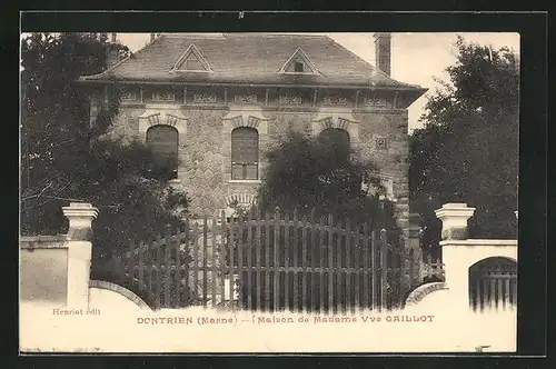 AK Dontrien, Maison de Madame Vve Gaillot