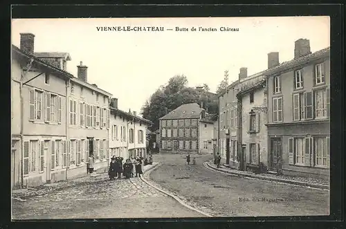 AK Vienne-le-Château, Butte de l`ancien Château