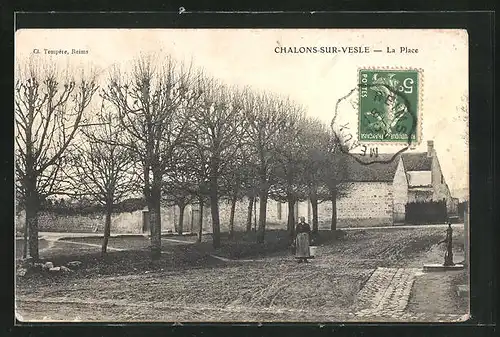 AK Chalons sur Vesle, La Place