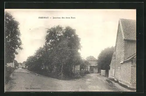 AK Fresnay, Jonction des deux Rues