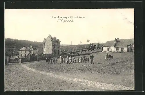 AK Avenay, Place d'Armes