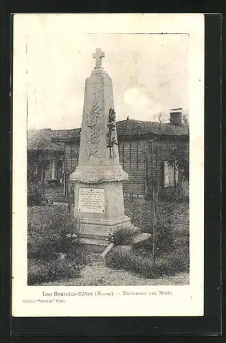 AK Les Grandes-Cotes, Monument aux Morts