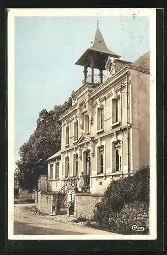 AK Crugny, Mairie, Ecole Communale 1924