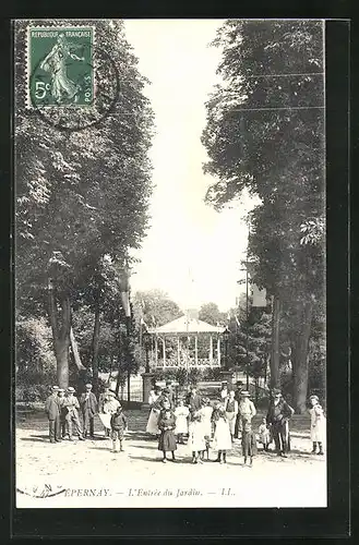 AK Epernay, l'Entree du Jardin