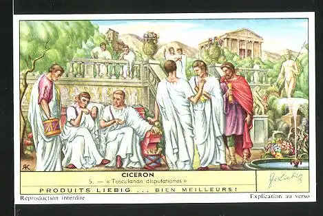 Sammelbild Liebig, Ciceron - Tusculanae disputationes