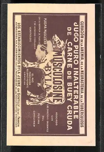 Sammelbild Musculosine Byla - Historia del Vestido, Suiza, Canton de Berna