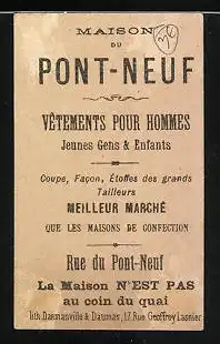 Kaufmannsbild Maison du Pont-Neuf, Verliebter schnitzt eine Nachricht in Baumrinde