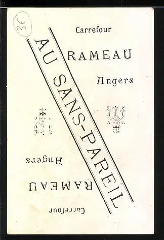 Kaufmannsbild Angers Au Sans-Pareil - Carrefour Rameau, Et Maintenant un beau cachet