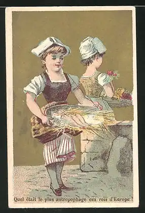 Kaufmannsbild Paris, Maison de Soldes W. Fellender, Quel ètait le plus antropophage des rois d`Europe