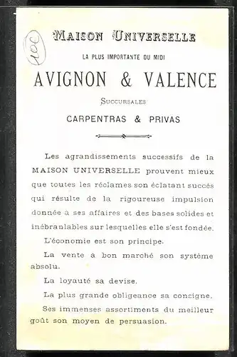 Kaufmannsbild Avignon & Valence, hübsche Dame mit Sonnenschirm