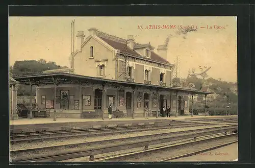 AK Athis-Mons, La Gare