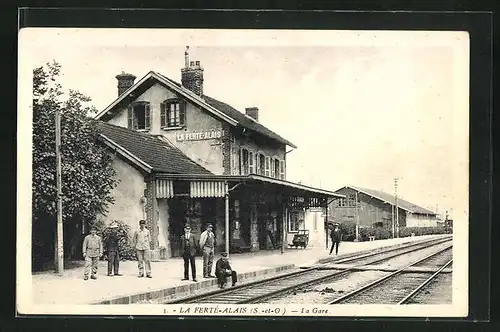AK La Ferte-Alais, La Gare