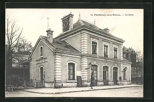 AK Fontenay-aux-Roses, La Gare, Bahnhofsgebäude