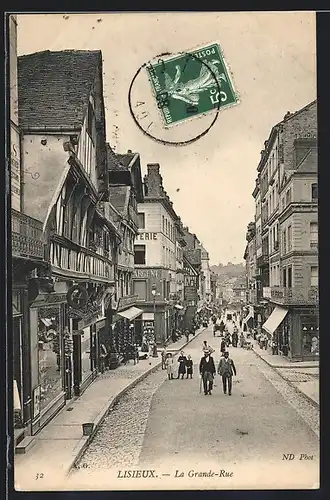 AK Lisieux, La Grande-Rue