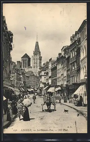 AK Lisieux, La Grande-Rue