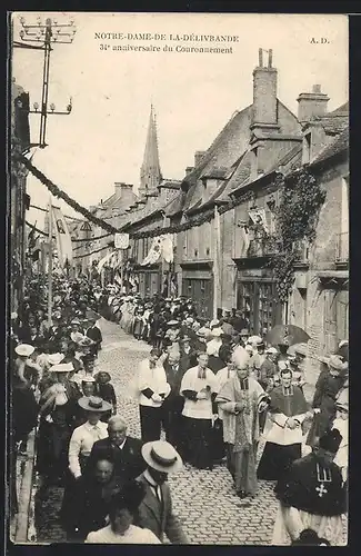 AK Notre-Dame-de-la-Délivrande, 34e anniversaire du Couronnement
