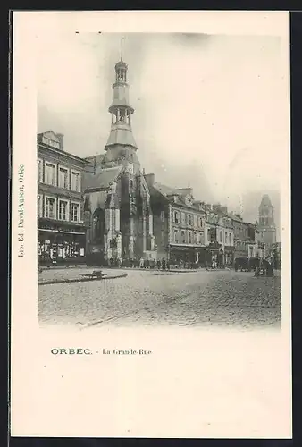 AK Orbec, La Grande-Rue