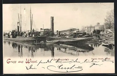 AK Wesel, Landungsplatz