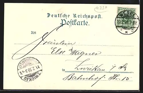 AK Wesel, Landungsplatz