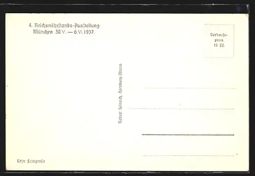 AK München, 4. Reichsnährstands-Ausstellung 1937 aus der Vogelschau