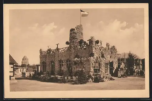 AK Leipzig, Intern. Baufachausstellung mit Sonderausstellung 1913, Burg-Café