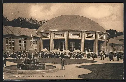 AK Bern, Schweizerische Landesausstellung 1914, Alkoholfreies Restaurant