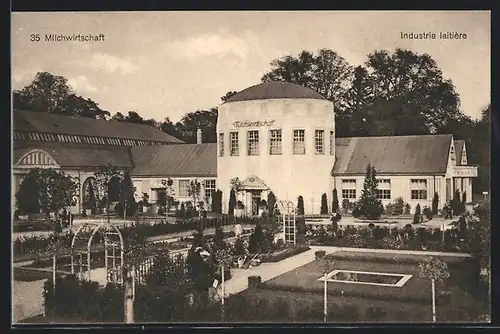 AK Bern, Schweizerische Landes-Ausstellung 1914, Milchwirtschaft