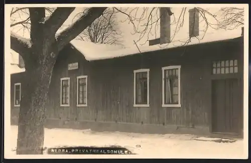 Foto-AK Nebra, Privatrealschule