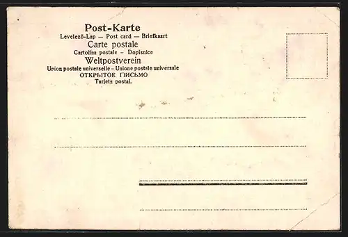 Lithographie Gersthofen, Lechelectrizitätswerk, Wehr u. Schleussen-Anlage