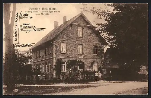 AK Fallingbostel, Lüneburger Heide, Hotel Pension Heidehaus