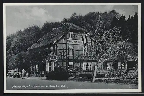 AK Kreiensen a. Harz, Gasthaus Grüner Jäger