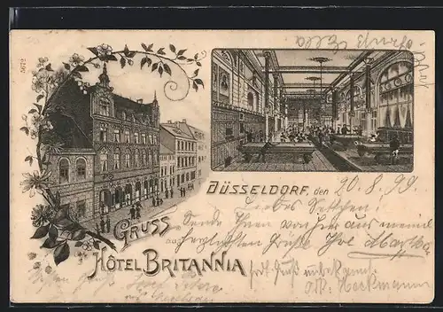 Lithographie Düsseldorf, Hotel Britannia