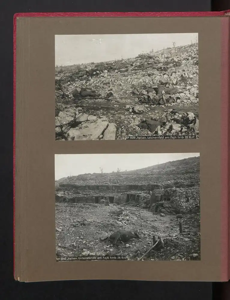 Fotoalbum mit 117 Fotografien, Isonzoschlacht 1917, 16. Korpskommando, Gorizia /Görz, K.u.K., Karl I. v. Österreich 10