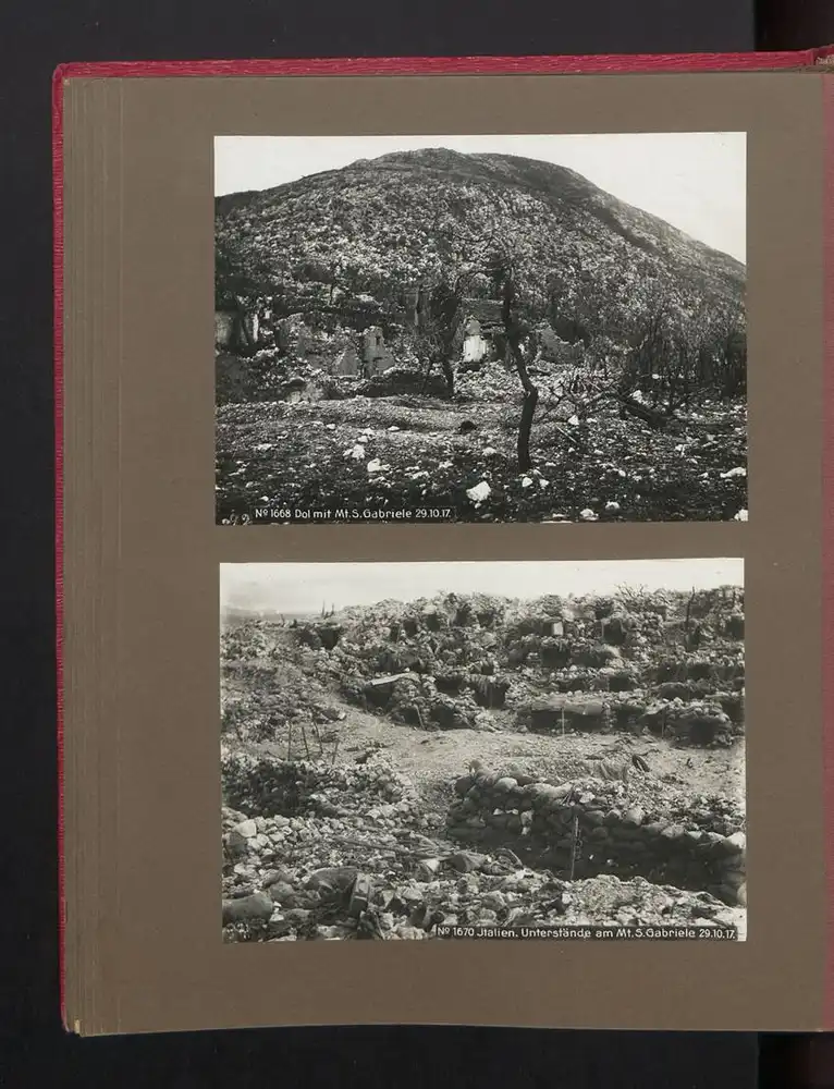Fotoalbum mit 117 Fotografien, Isonzoschlacht 1917, 16. Korpskommando, Gorizia /Görz, K.u.K., Karl I. v. Österreich 12
