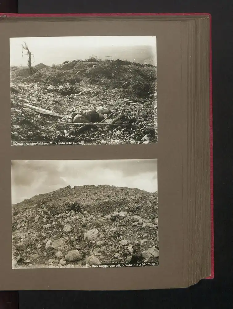 Fotoalbum mit 117 Fotografien, Isonzoschlacht 1917, 16. Korpskommando, Gorizia /Görz, K.u.K., Karl I. v. Österreich 13