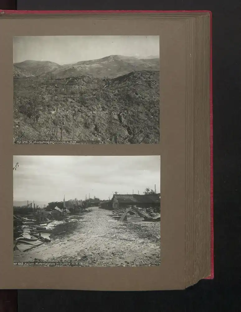 Fotoalbum mit 117 Fotografien, Isonzoschlacht 1917, 16. Korpskommando, Gorizia /Görz, K.u.K., Karl I. v. Österreich 15