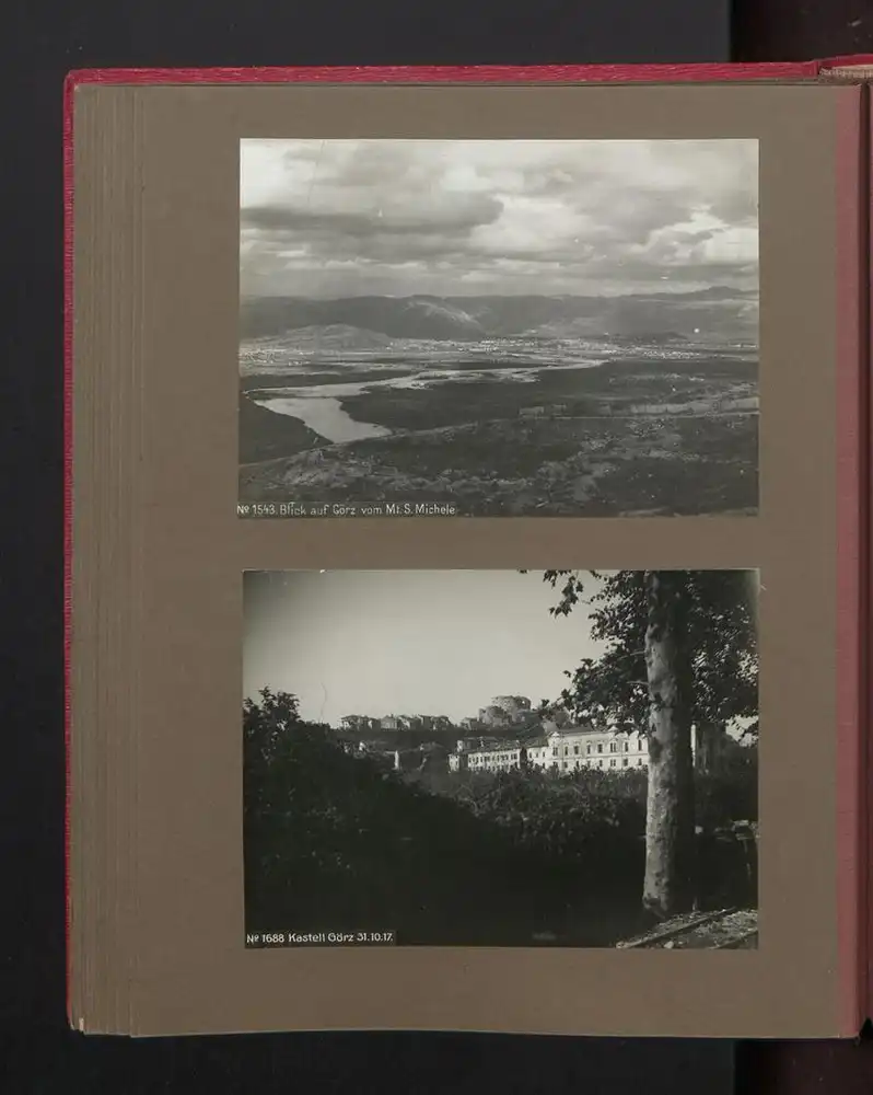 Fotoalbum mit 117 Fotografien, Isonzoschlacht 1917, 16. Korpskommando, Gorizia /Görz, K.u.K., Karl I. v. Österreich 18