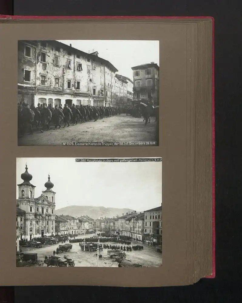 Fotoalbum mit 117 Fotografien, Isonzoschlacht 1917, 16. Korpskommando, Gorizia /Görz, K.u.K., Karl I. v. Österreich 19
