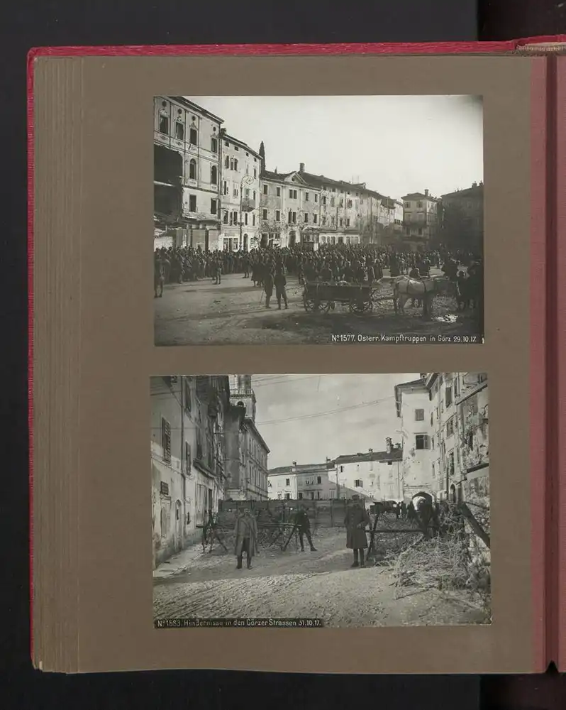 Fotoalbum mit 117 Fotografien, Isonzoschlacht 1917, 16. Korpskommando, Gorizia /Görz, K.u.K., Karl I. v. Österreich 20