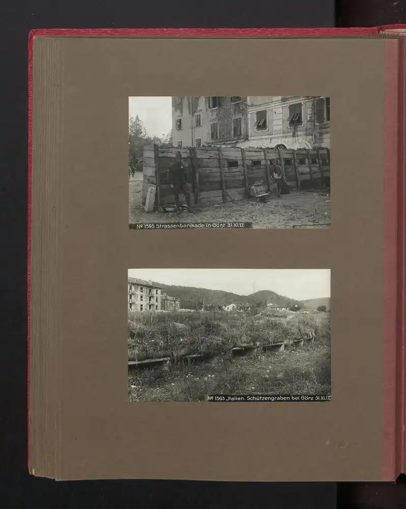 Fotoalbum mit 117 Fotografien, Isonzoschlacht 1917, 16. Korpskommando, Gorizia /Görz, K.u.K., Karl I. v. Österreich 22