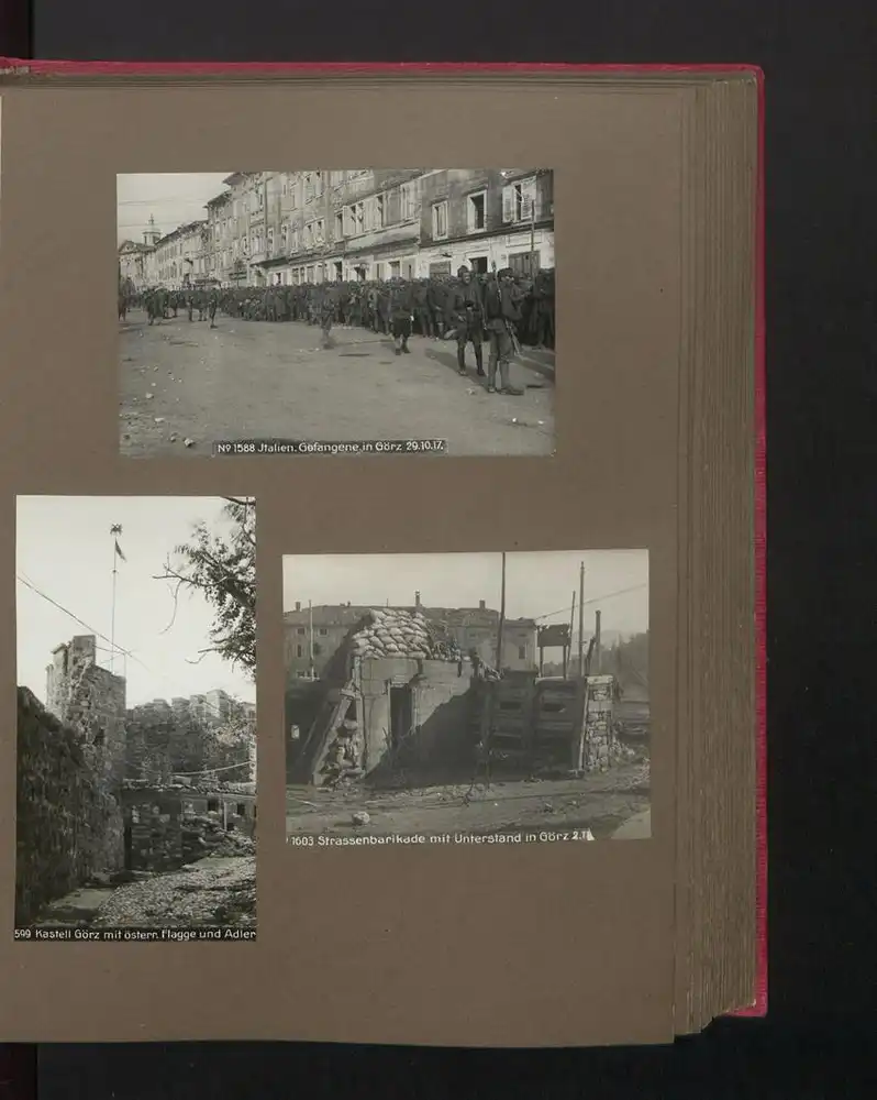 Fotoalbum mit 117 Fotografien, Isonzoschlacht 1917, 16. Korpskommando, Gorizia /Görz, K.u.K., Karl I. v. Österreich 23