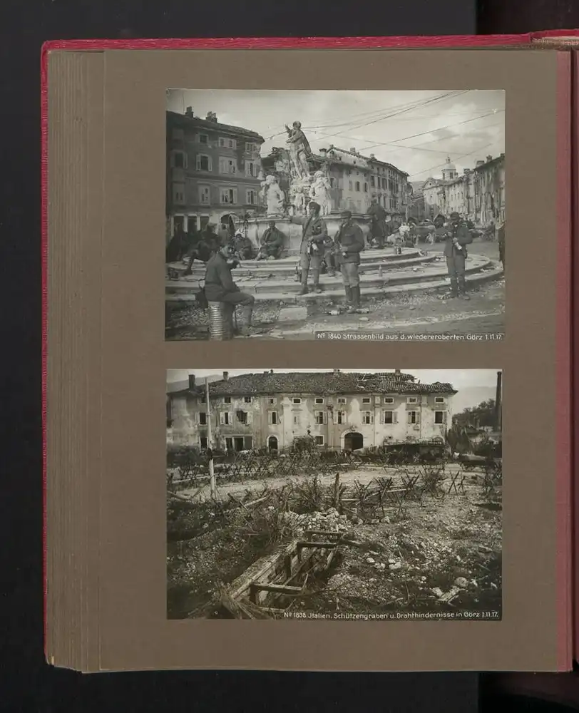 Fotoalbum mit 117 Fotografien, Isonzoschlacht 1917, 16. Korpskommando, Gorizia /Görz, K.u.K., Karl I. v. Österreich 24