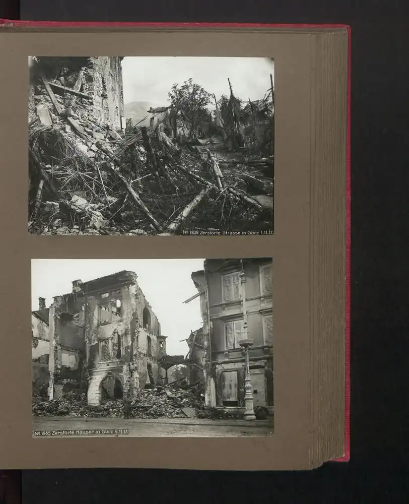Fotoalbum mit 117 Fotografien, Isonzoschlacht 1917, 16. Korpskommando, Gorizia /Görz, K.u.K., Karl I. v. Österreich 25
