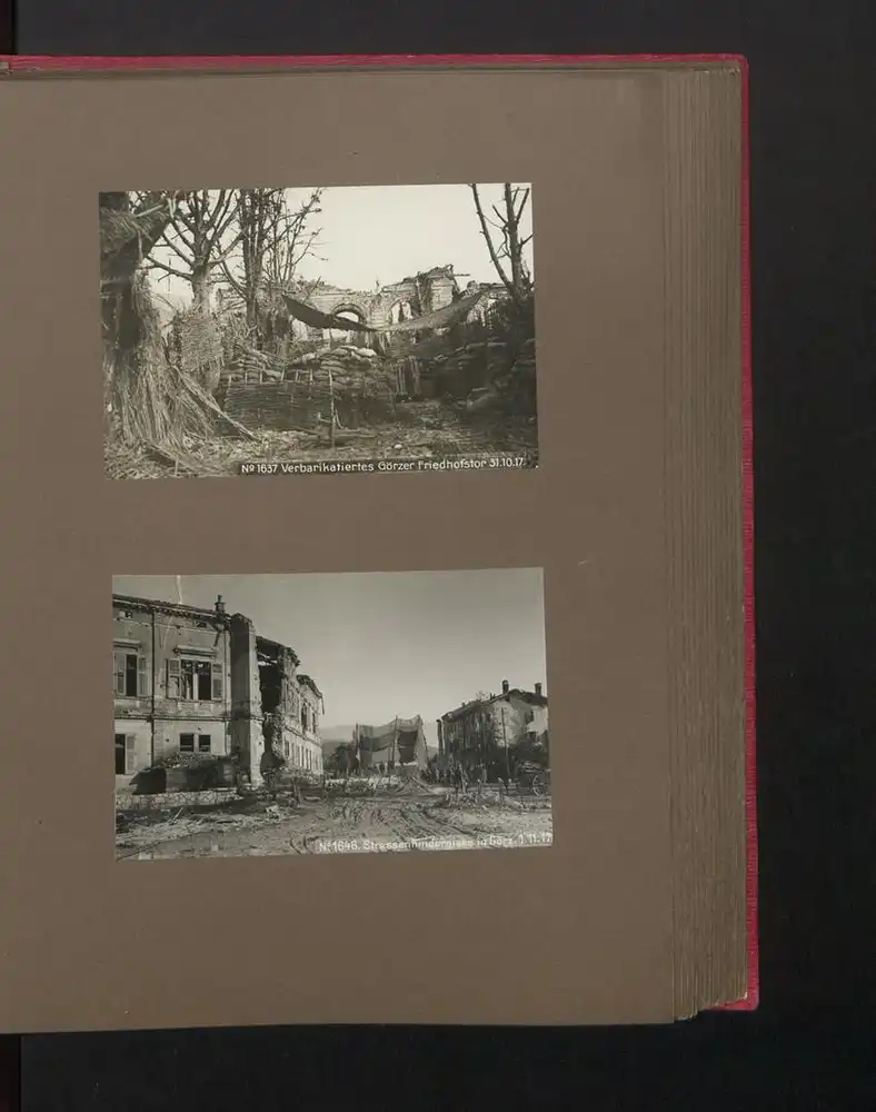 Fotoalbum mit 117 Fotografien, Isonzoschlacht 1917, 16. Korpskommando, Gorizia /Görz, K.u.K., Karl I. v. Österreich 29