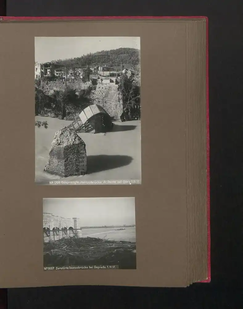Fotoalbum mit 117 Fotografien, Isonzoschlacht 1917, 16. Korpskommando, Gorizia /Görz, K.u.K., Karl I. v. Österreich 33